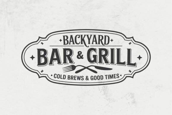 Backyard Bar and Grill Svg, Barbecue Svg for Crafts Graphics