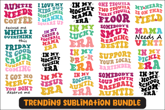 Trending Svg Sublimation Design Bundle for Graphics & Crafts